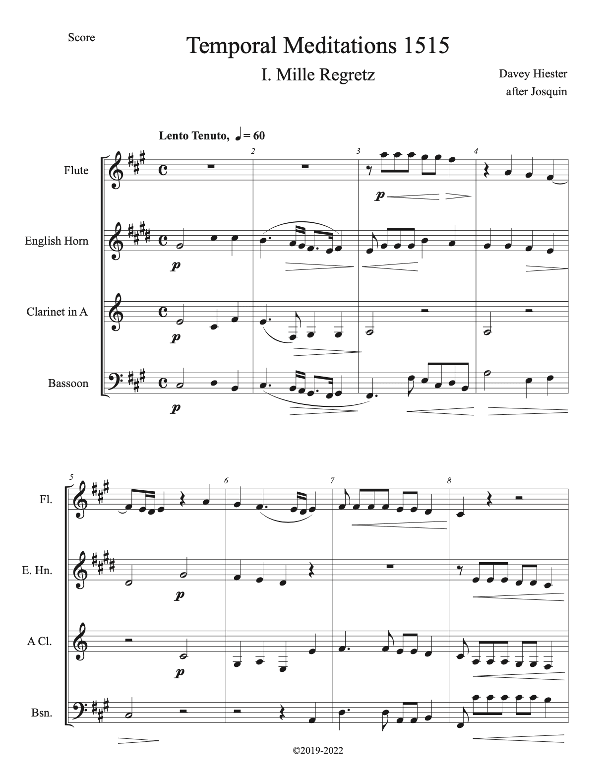 Temporal Meditations 1515