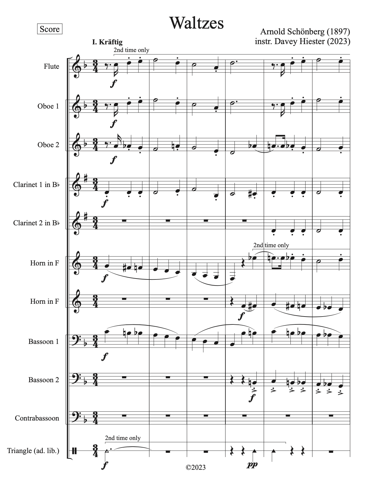 Arnold Schönberg; originally for String Orchestra